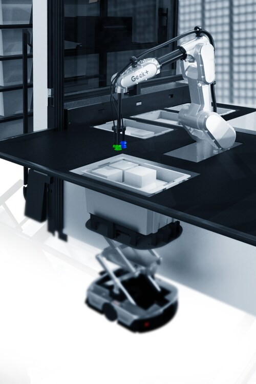 Geekplus unveils new Robot Arm Picking Station, ushering in an era of fully unmanned warehouses